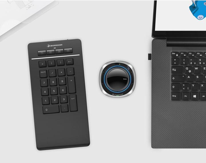 Produktbild 3Dconnexion Numpad Pro (Nummernblock, Kabelgebunden, Kabellos)
