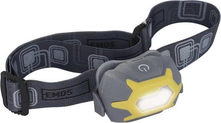 Actual product image Emos COB LED Headlamp 3x AAA, 125 lm, 20 m (125 lm)
