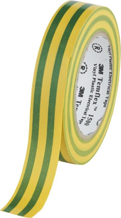 Image du produit 3M Ruban isolant Temflex 1500 Vert- (15 mm)