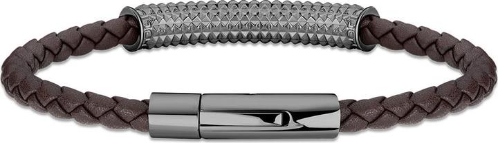 Immagine prodotto Police Braccialetto hardware (21 cm, Acciaio inossidabile, Cuoio)