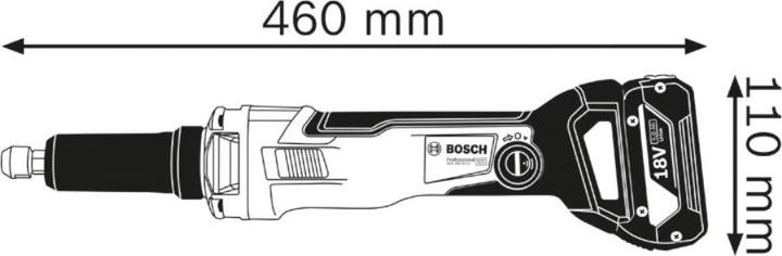 Actual product image Bosch Professional GGS 18V-23 LC (Straight grinder, 1000 W)