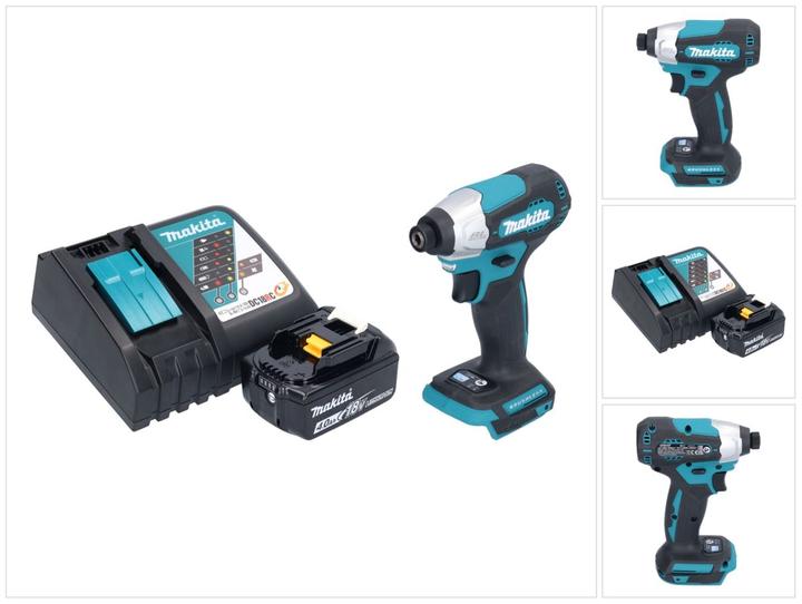 Produktbild Makita DTD 157 RM1 Akku Schlagschrauber 18 V 140 Nm 1/4" Brushless + 1x Akku 4,0 Ah + Ladegerät