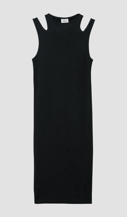 Actual product image S.Oliver Kleid Slim-Fit-Kleid aus Rippware mit Cut-outs (152)