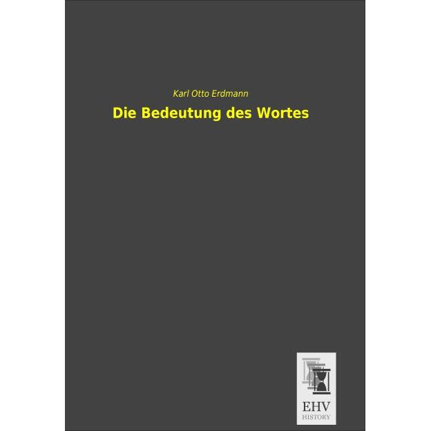 Thumbnail - Die Bedeutung des Wortes, Fachbücher