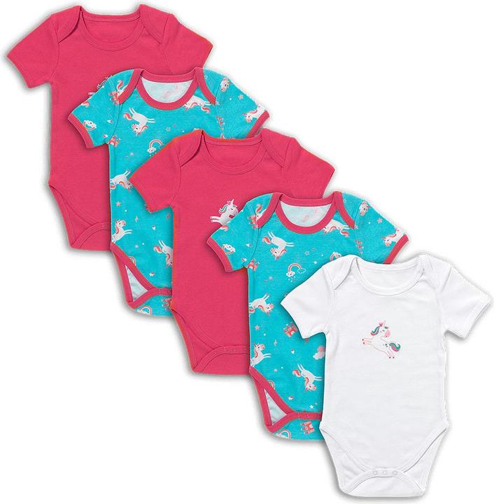 Image du produit Schlummersack Body bébé manches courtes 100% bio - lot de 5 (62)