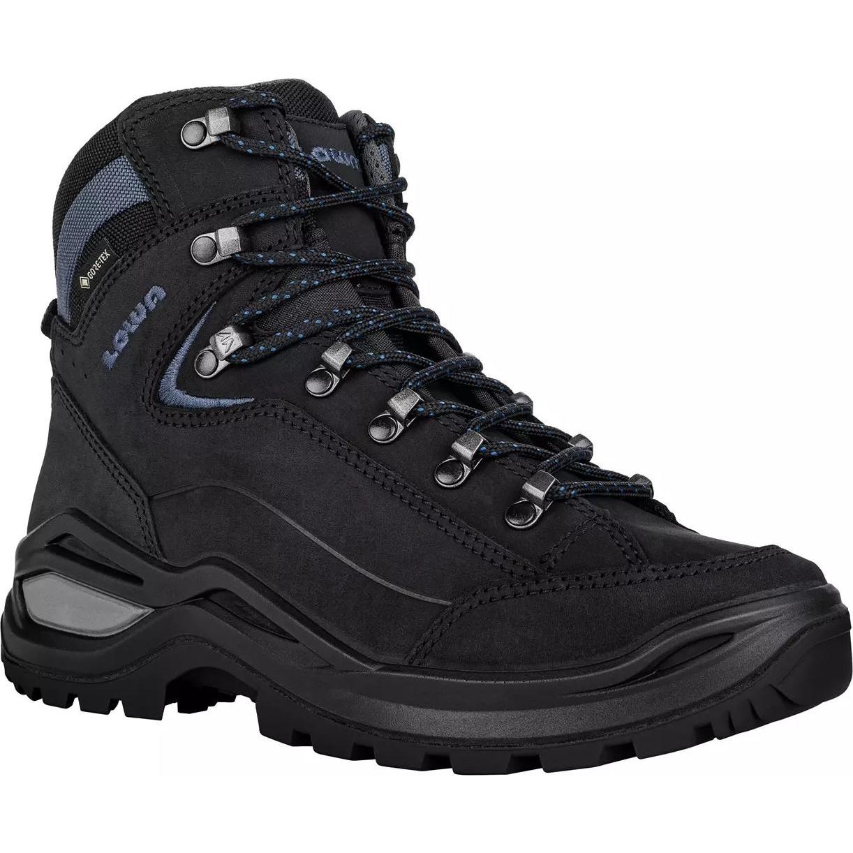 Lowa, Damen, Wanderschuhe, Renegade Evo GTX Mid Women (38), Schwarz