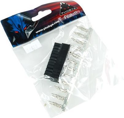 Actual product image Phobya ATX Power Connector 24Pin male