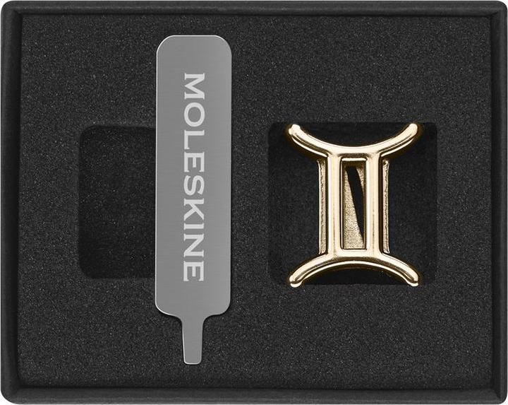 Image du produit Moleskine Pins Gemini Or (Non contraignant)
