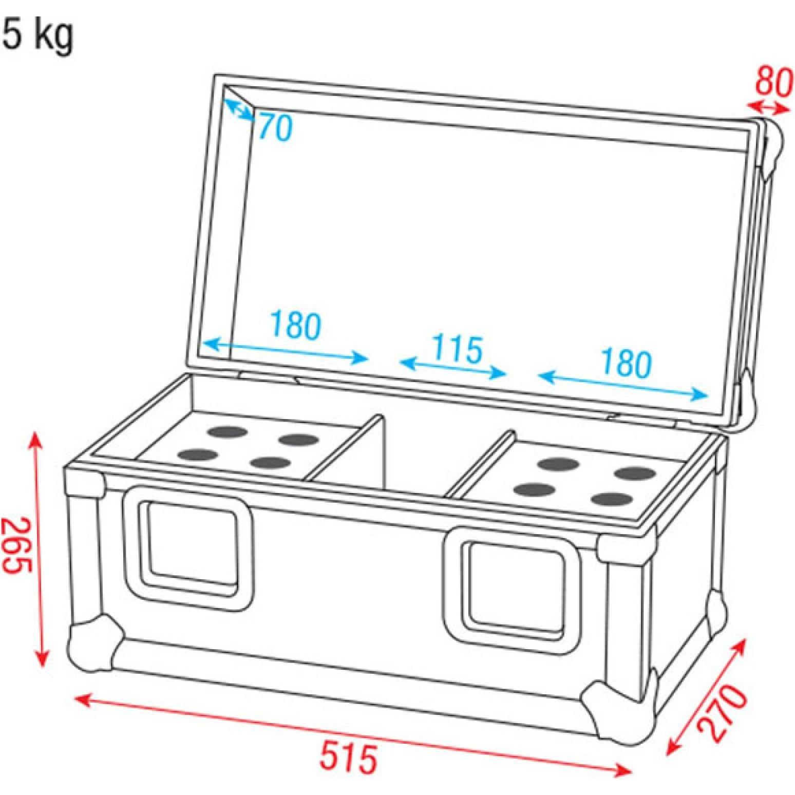 Thumbnail - DAP-Audio Aca-Mic5 (Mikrofon), Audio Racks + Cases, Schwarz