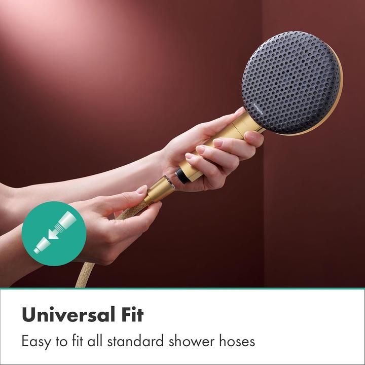 Produktbild hansgrohe Runde Handbrause mit 3 Strahlarten und Anti-Kalk-Funktion (3 Strahlarten, 10.30 l/min)