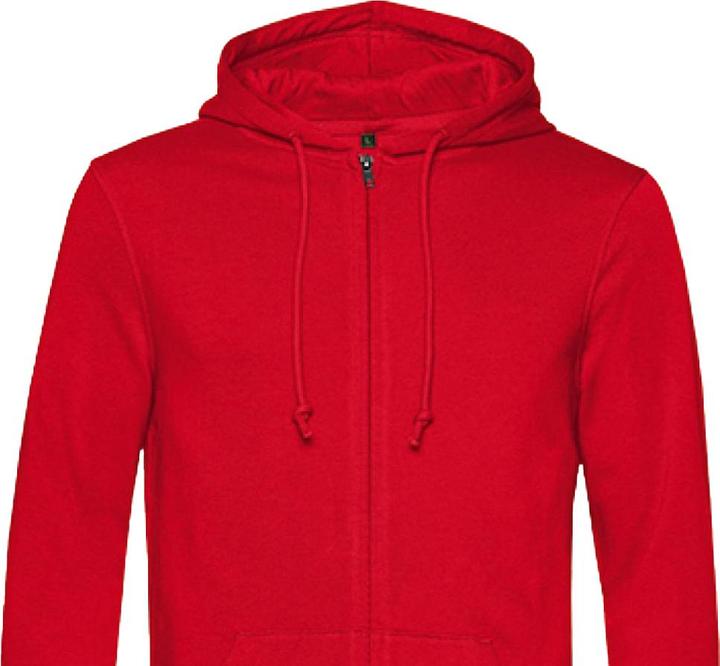 Produktbild B&C Organic Kapuzenpullover Mit Reissverschluss (L)