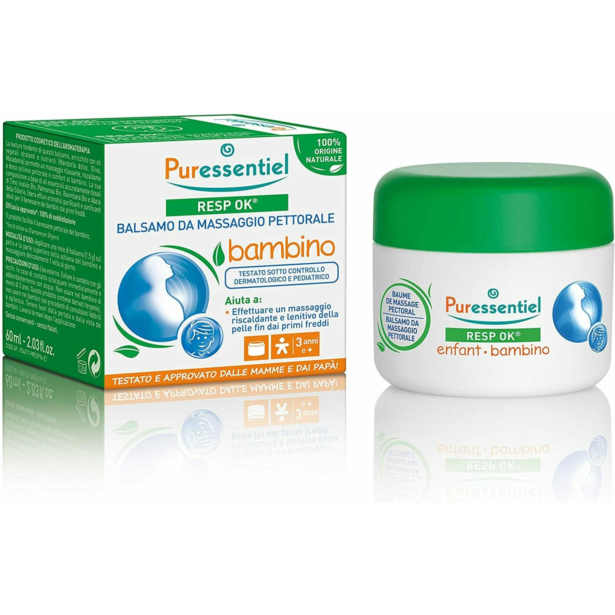 Puressentiel, Babykörperpflege, RESP OK Pektoral Massagebalsam Kind (60ml)