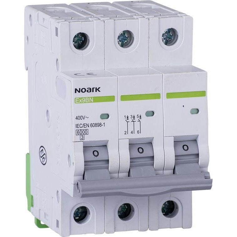 No Name, Interruttore, Wyłącznik nadprądowy 6 kA ch-ka B 10 A 3-bieg.