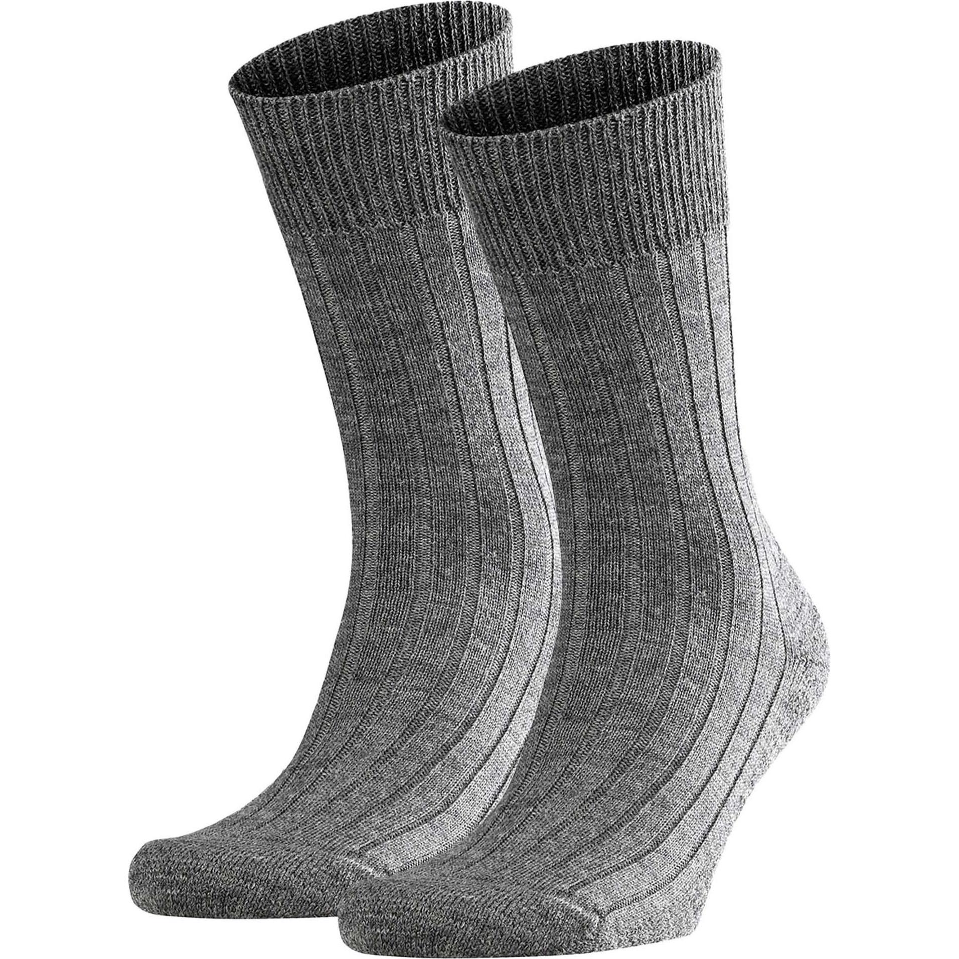 Falke, Herren, Socken, Teppich im Schuh, Grau, (2er Pack, 43 - 44)