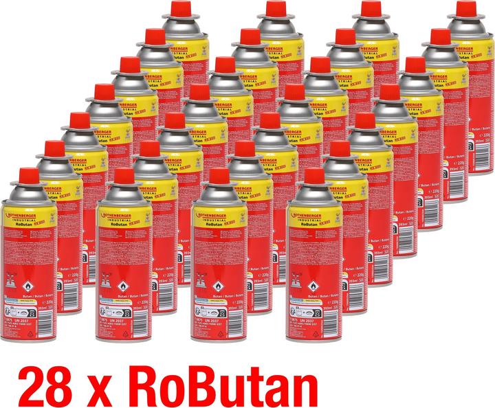 Produktbild Rothenberger Gaskartusche RoButan 220 g / 393 ml, Bajonett-Verschluss