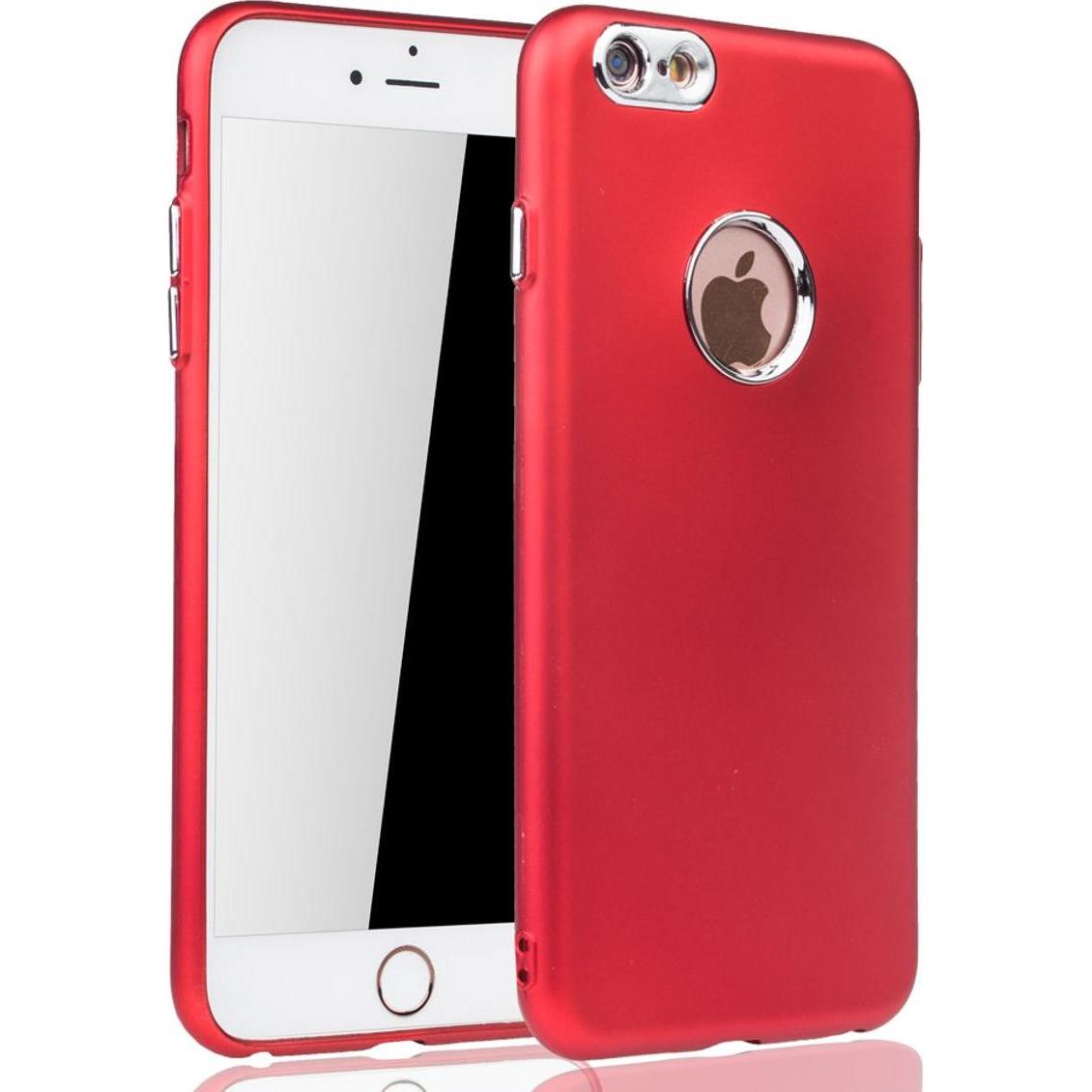 Thumbnail - König Design Apple iPhone 6 / 6s Hülle Handyhülle Handy Schutz Case Cover Bumper Etuis in Rot (Apple iPhone 6), Smartpho...
