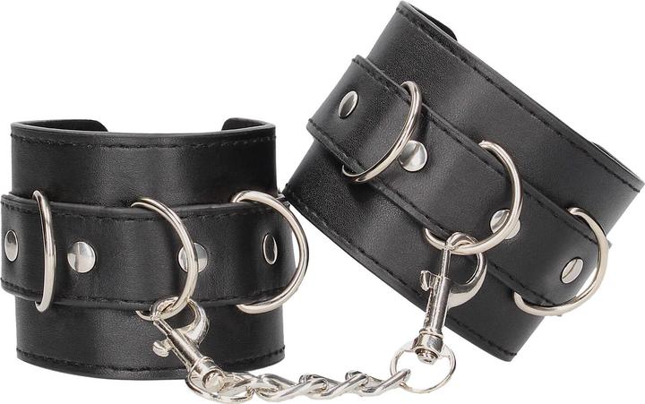 Image du produit Ouch! Bonded Leather Hand or Ankle Cuffs - With Adjustable Straps