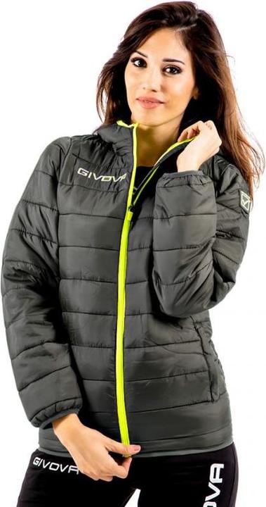 Actual product image No Name Givova Olanda jacket grey-lime fluo G013 2319