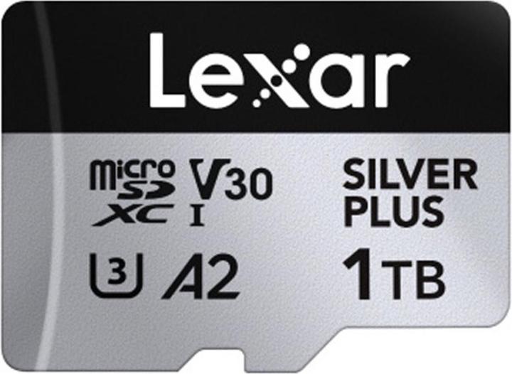 Actual product image Lexar Professional Silver Plus (1000 GB, microSDXC, U3, UHS-I)