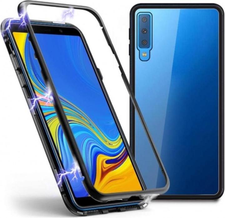 Produktbild G-Case Samsung Galaxy A7 2018 Aluminium Magnetic Glass Case Hülle (Samsung Galaxy A7 (2018))