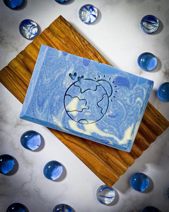 Produktbild Vivi Soaps Blauer Planet Ziegenmilchseife (Hartseife)