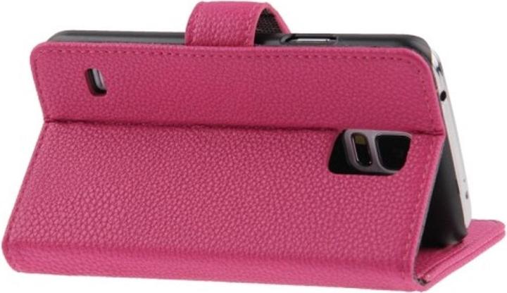 Produktbild König Design Schutzhülle Handytasche (Flip Quer) für Handy Samsung Galaxy S5 / S5 Neo Pink (Samsung Galaxy S5, Samsung Galaxy S5 Neo)