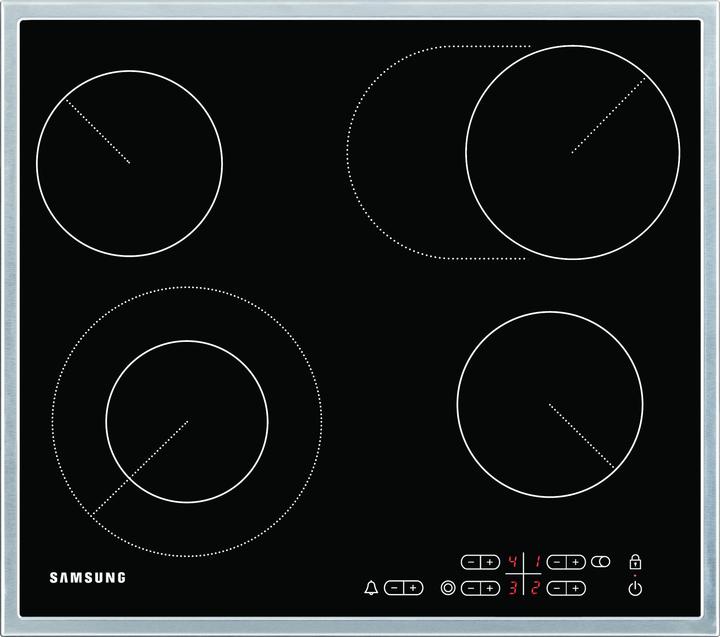 Produktbild Samsung NZ64F5RD9AB/EF - Inbouw keramische kookplaat