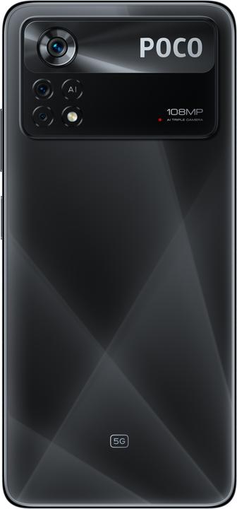 Actual product image Xiaomi Poco X4 Pro 5G (256 GB, Laser Black, 6.67", Dual SIM, 108 Mpx, 5G)