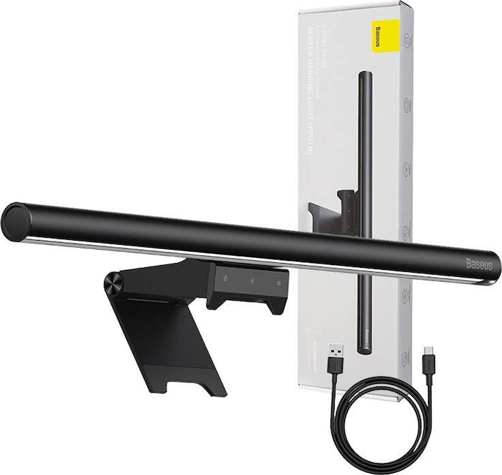 Productafbeelding Baseus i-wok2 Series USB Asymmetrische Lichtbron Scherm Hanglamp (Jeugd) Zwart (160 lm)