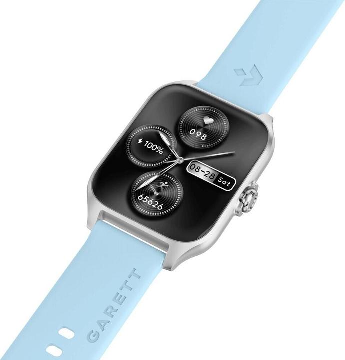 Produktbild Garett I??manusis laikrodis Garret GRC Activity 2, Sidabro spalvos korpusas su??ydros spalvos dir??eliu