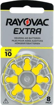 Actual product image Rayovac Battery Zinc Air, 10, 1.4V (8 pcs., PR70, 105 mAh)