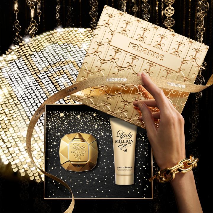 Produktbild Paco Rabanne Lady Million Christmas 2023 Eau de Parfum 50 / Body Lotion 75 (Eau de Parfum, 125 ml)