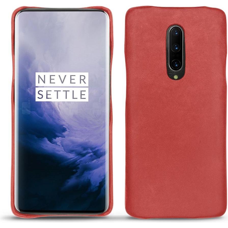 Noreve Lederschutzhülle (OnePlus 7 Pro), Smartphone Hülle, Rot