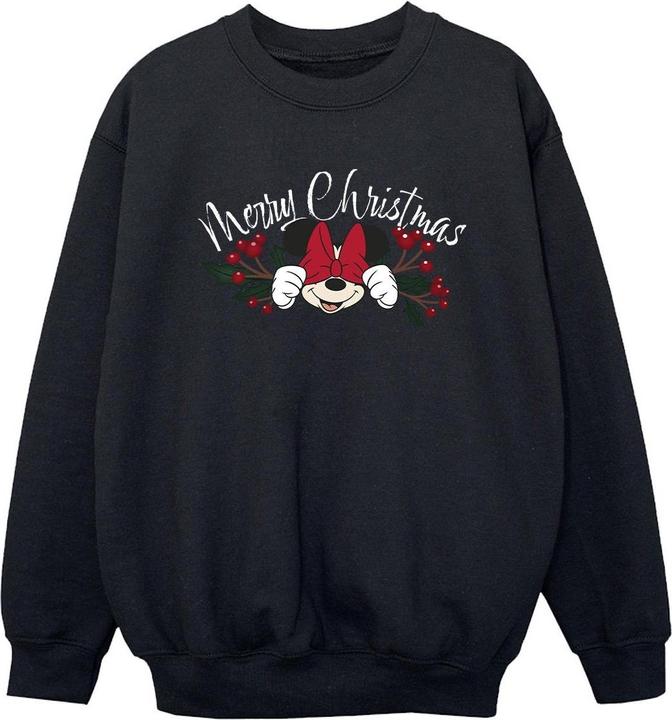 Produktbild Disney Minnie Mouse Christmas Holly Sweatshirt Jungen (104)