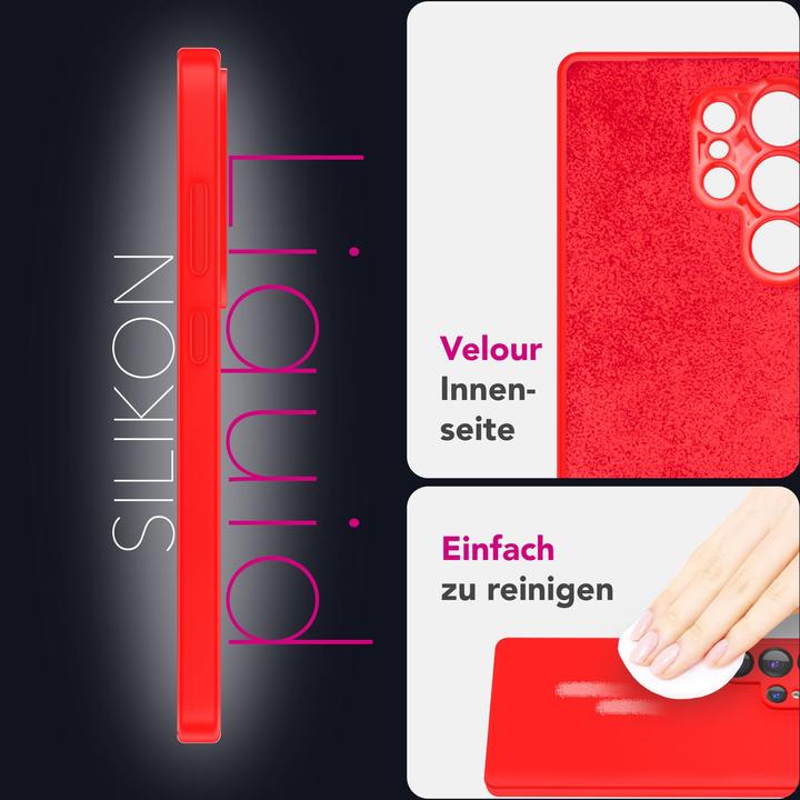 Image du produit Nalia Phoenix - Abwischbare Flüssigsilikon Hülle - Easy Clean Liquid Silicone Cover (Samsung Galaxy S25 Ultra)