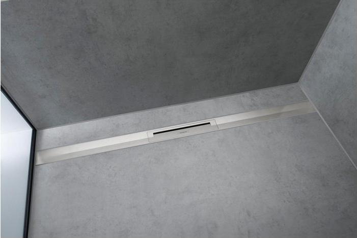 Actual product image hansgrohe HG shower channel RainDrain Flex kb. for installation 1000mm stainless steel brushed (1000 mm)