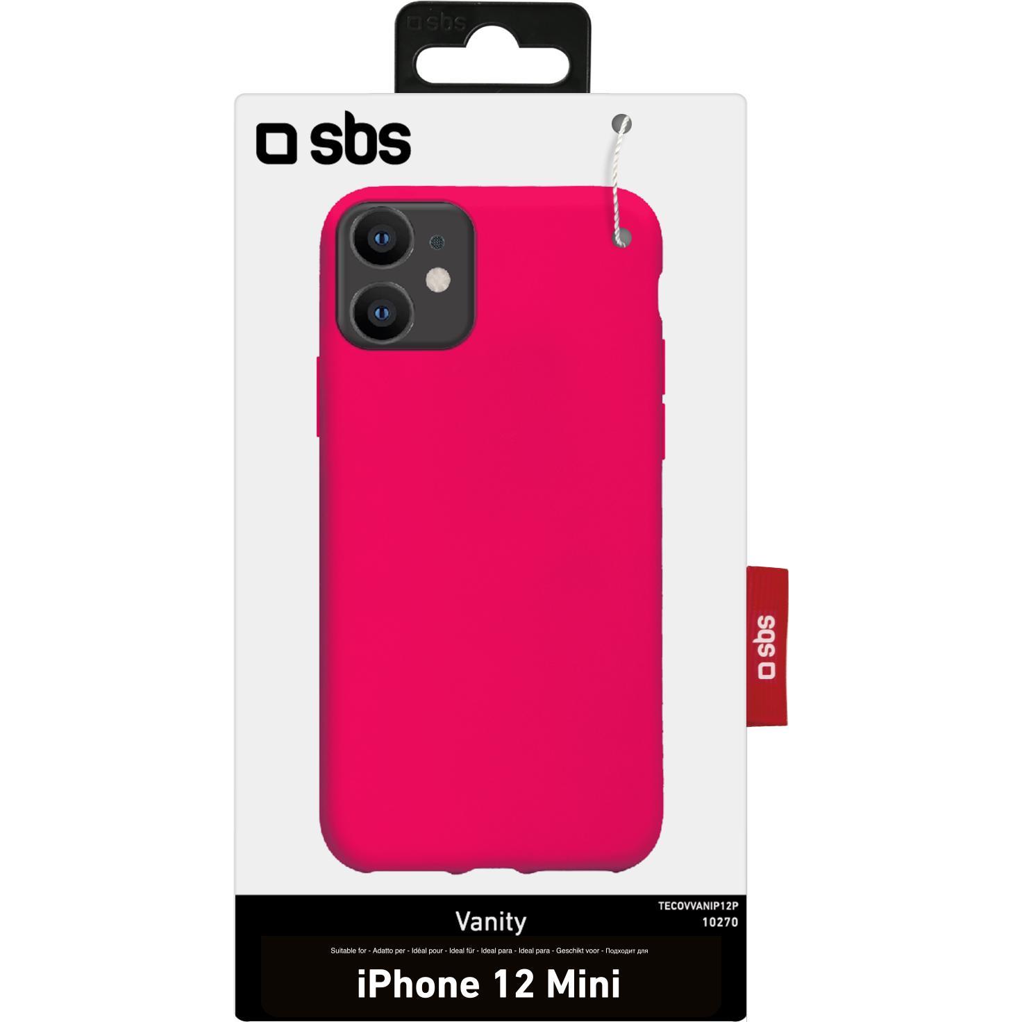 Thumbnail - SBS Schutzhülle (Apple iPhone 12 mini), Smartphone Hülle, Pink