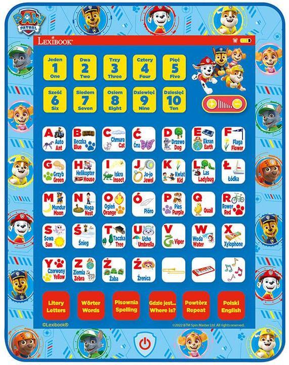 Immagine prodotto Lexibook Tablet educativo bilingue Psi Patrol (Polacco, Inglese)