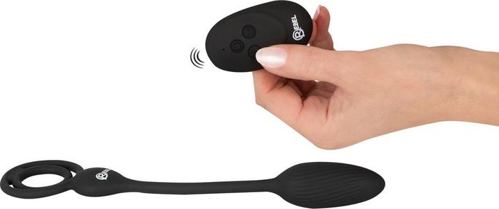 Actual product image Rebel Cock and Ball Ring with a RC Butt Plug (4.30 cm)