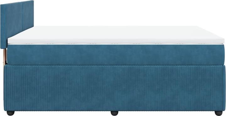 Produktbild VidaXL Bo x springbett mit Matratze 160 x 200 cm Samt (160 x 200 cm, 160 x 200 cm)