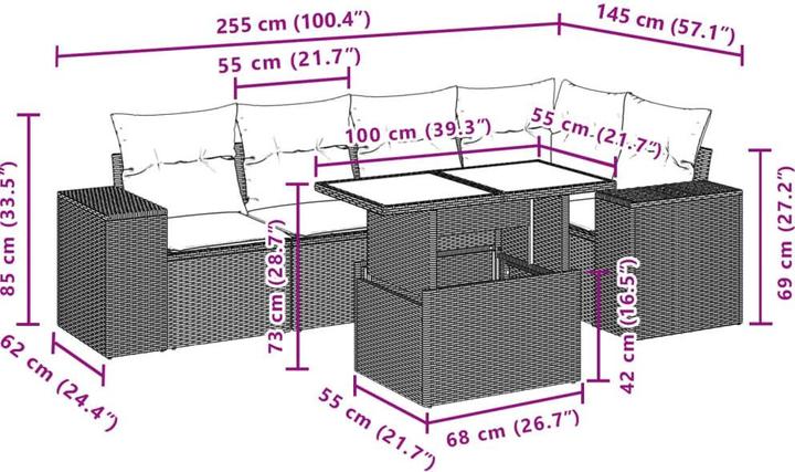 Produktbild vidaXL Harper