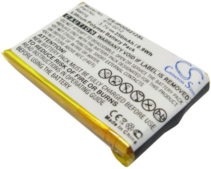 Actual product image NoName Battery for Apple iPOD Shuffle etc