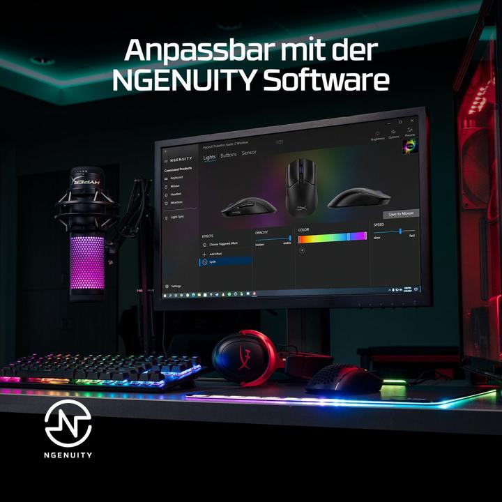 Image du produit HyperX Pulsefire Haste 2 (Sans fil, Filaire)