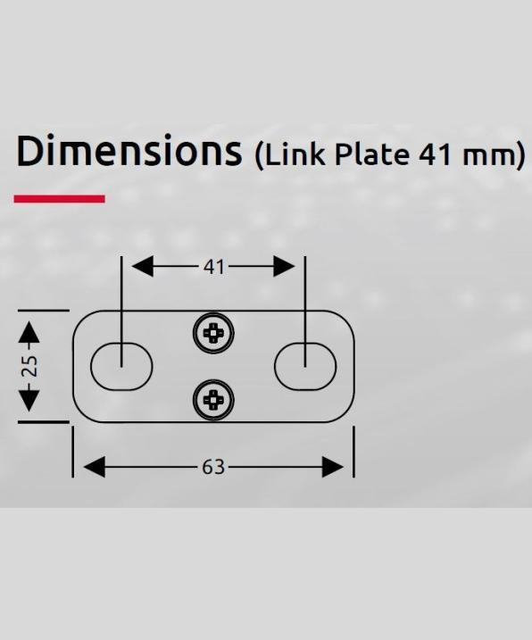 Produktbild TBS Electronics DCM Link Plate 41mm
