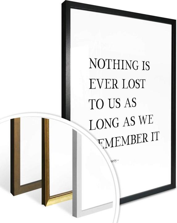 Actual product image Trenddeko Nothing is ever lost... (100 x 120 cm)