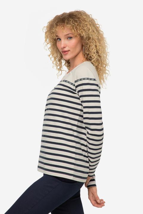 Actual product image Laurasøn Breton Stripe Long Sleeve Tee (XL)
