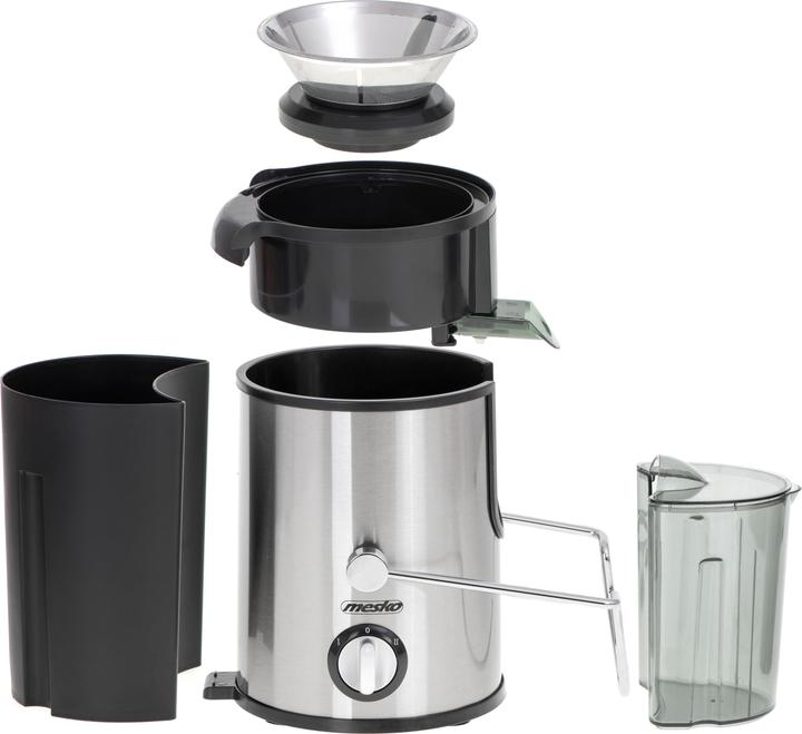 Produktbild Mesko Juicer MS 4126b Stainless steel, 600 W, Number of speeds 3