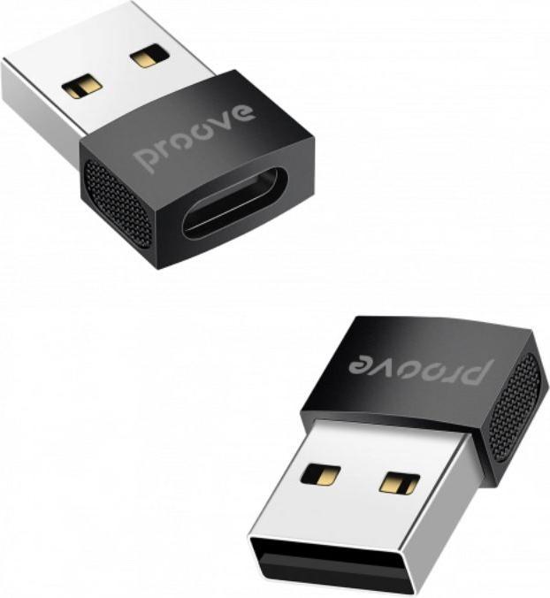 Produktbild Verk Group Proove - Extension USB-A to USB-C Adapter, Schwarz (USB-A, USB-C)