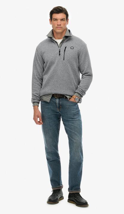 Produktbild Superdry Storm Fleecepullover mit halblangem Reissverschluss (L)
