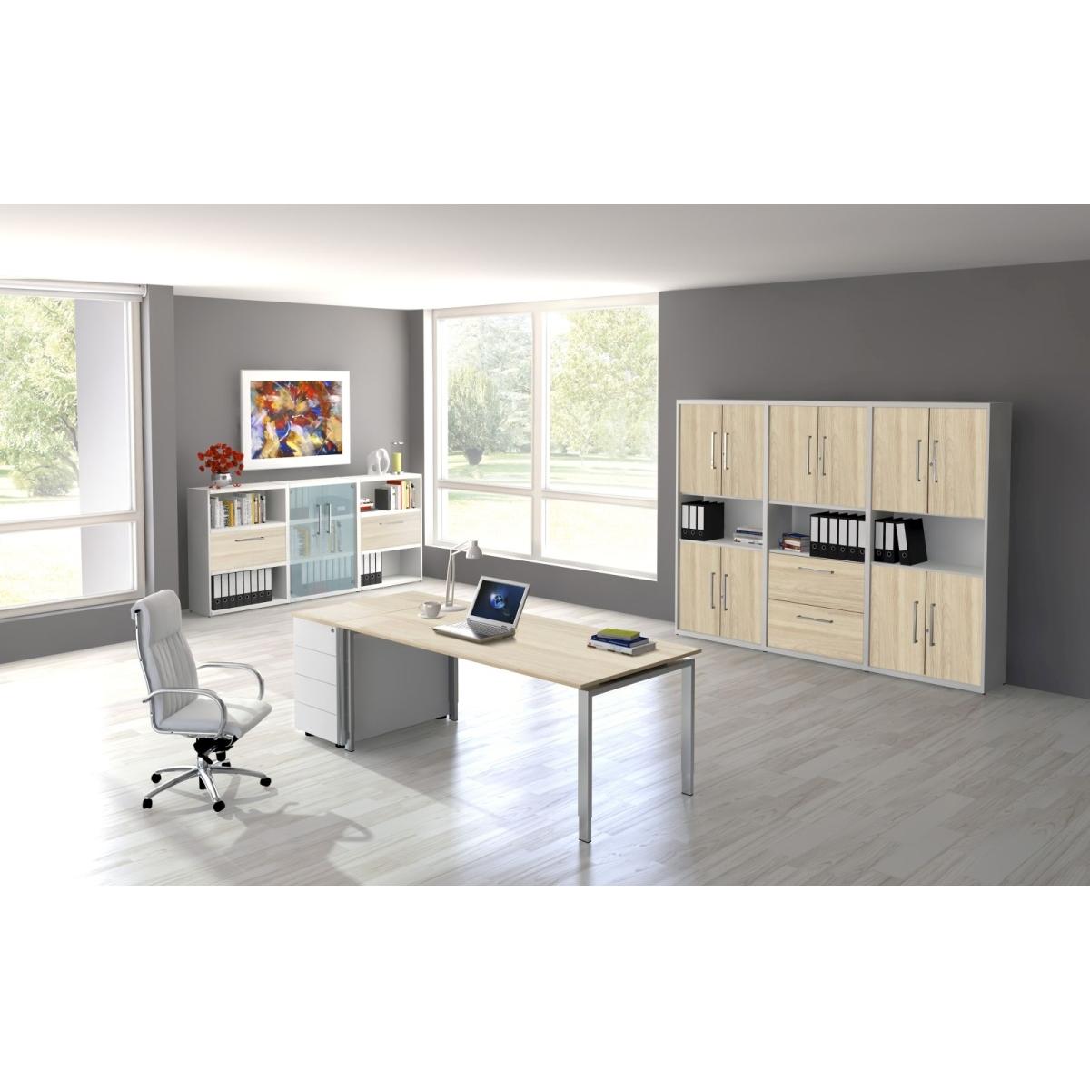 Thumbnail - Kerkmann, Schreibtisch, Schreibtisch Form5 4-Bein-Gestell 120x80x68-82cm ahorn